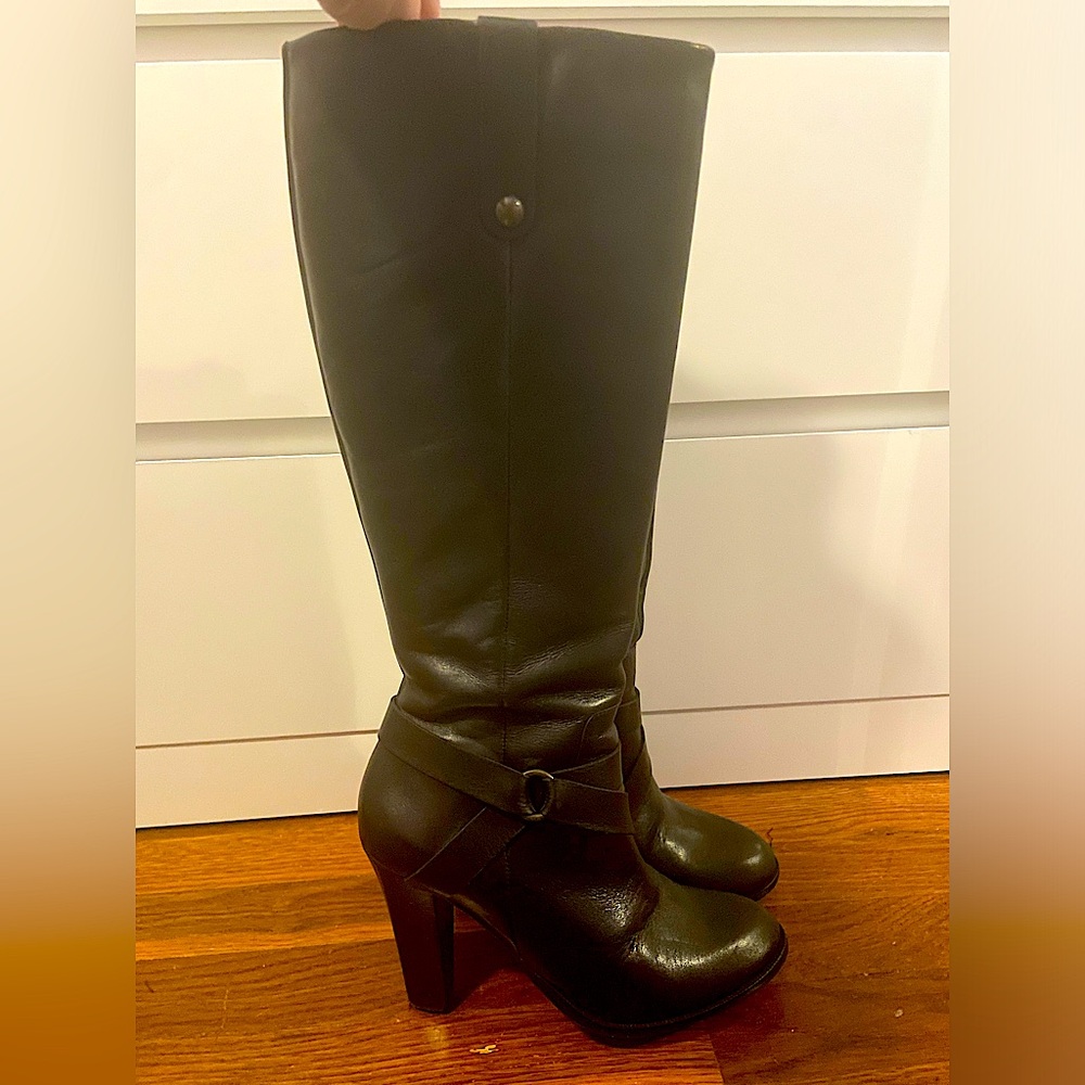 Corso Como Black Leather Tall Boot - Size 8 Women’s